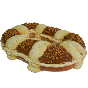 Rosca de Dulce de leche con toffee